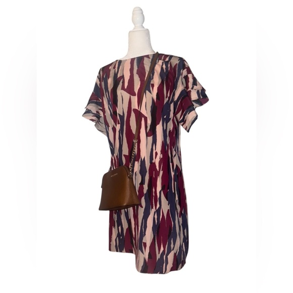 Madison Abstract Print Dress - Picture 1 of 3